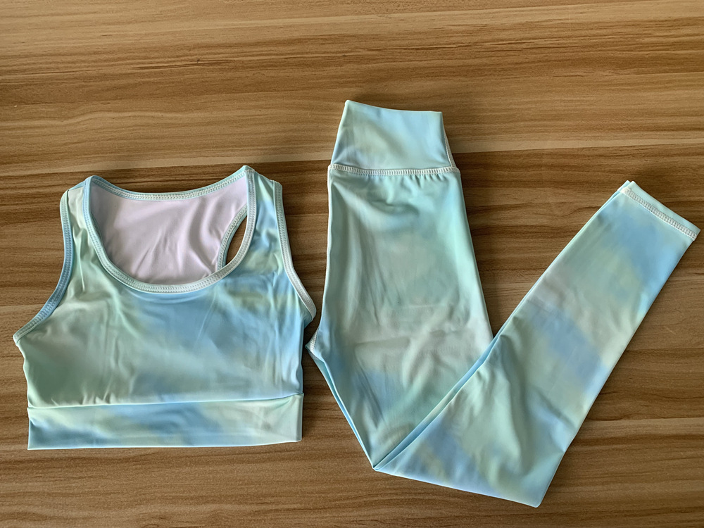 Children Quick-Drying Suit Sports Fitness Training Running High Elastic Skin Breathable Yoga Clothes For Girls 